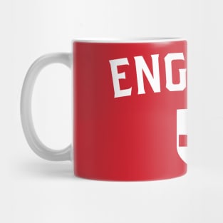 England Sports Fan • Classic Flag Shield National Team Support Badge Mug